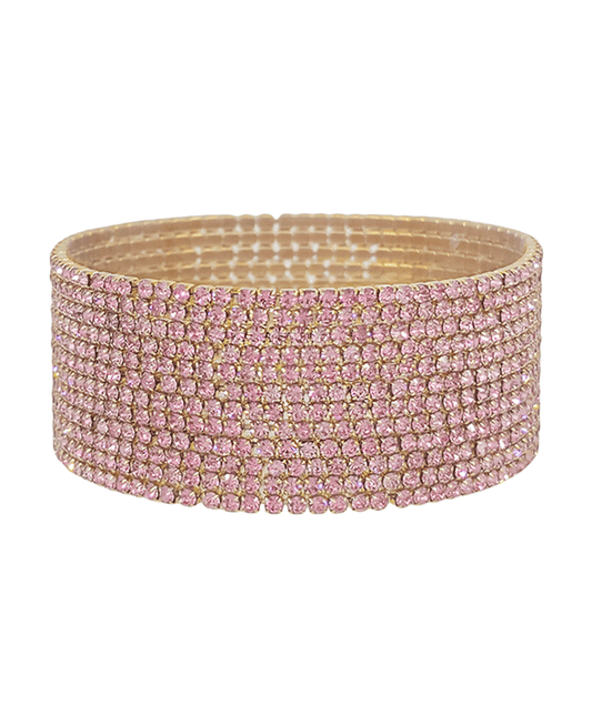 2mm Tennis Channel Stretch Bracelet