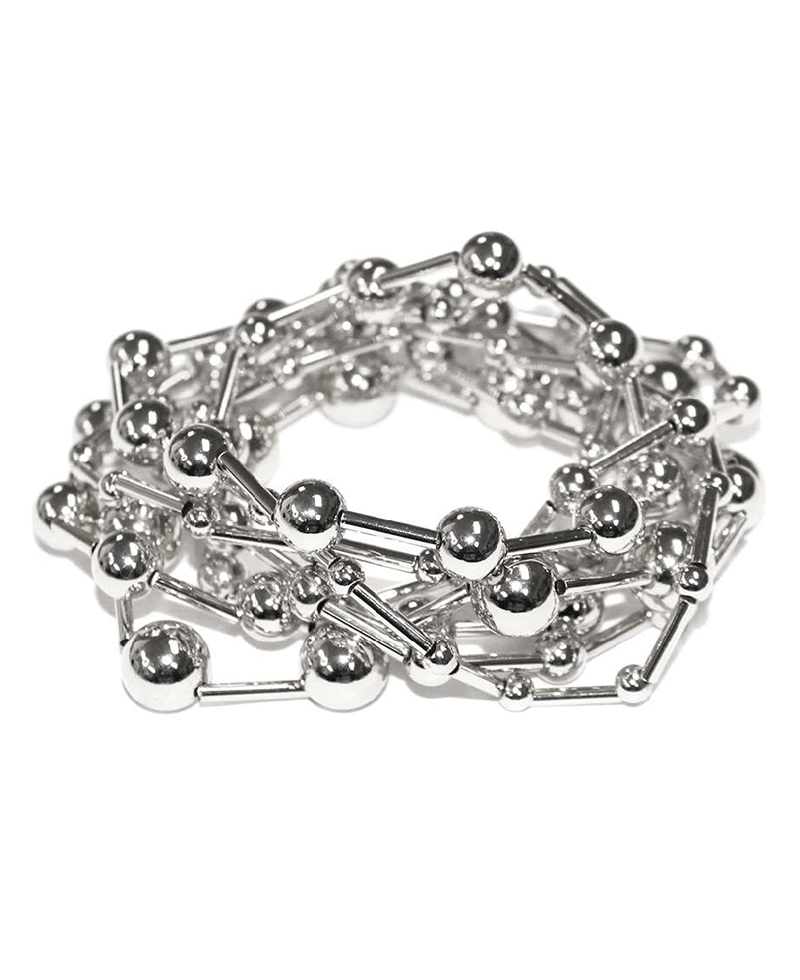 Wire Linked CCB Ball Bracelet