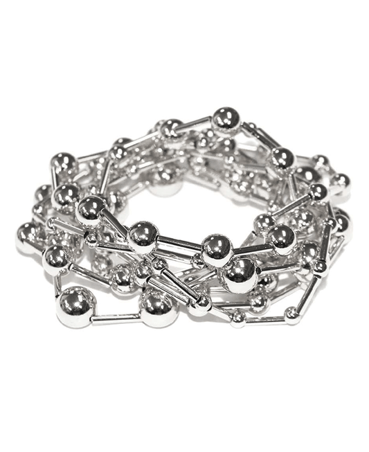 Wire Linked CCB Ball Bracelet