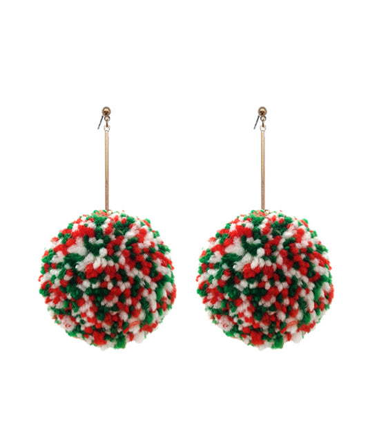 Pompom Earring