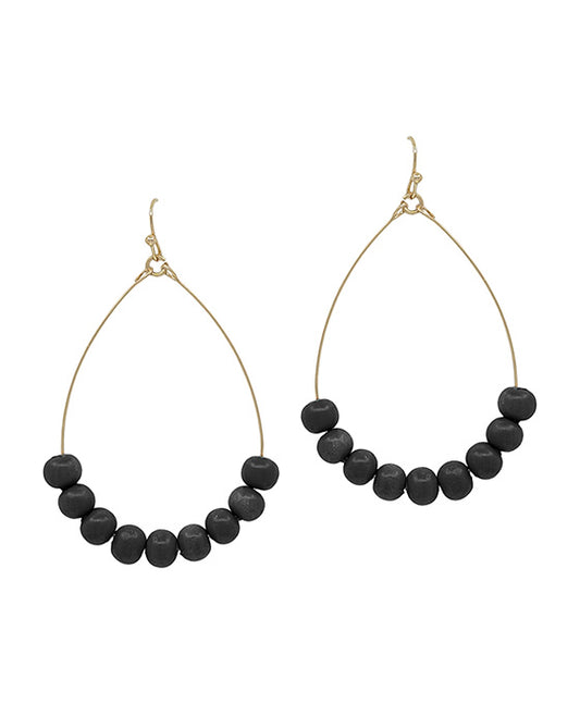 Clay Ball Teardrop Earring