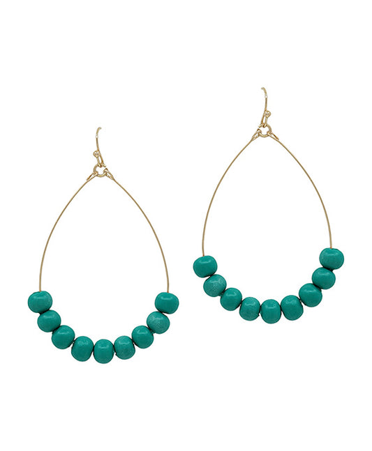 Clay Ball Teardrop Earring