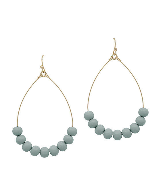 Clay Ball Teardrop Earring