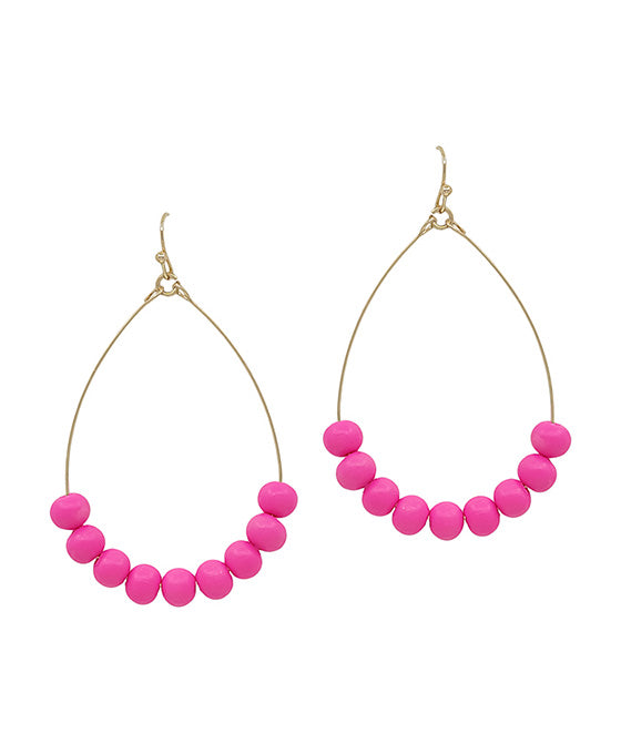 Clay Ball Teardrop Earring