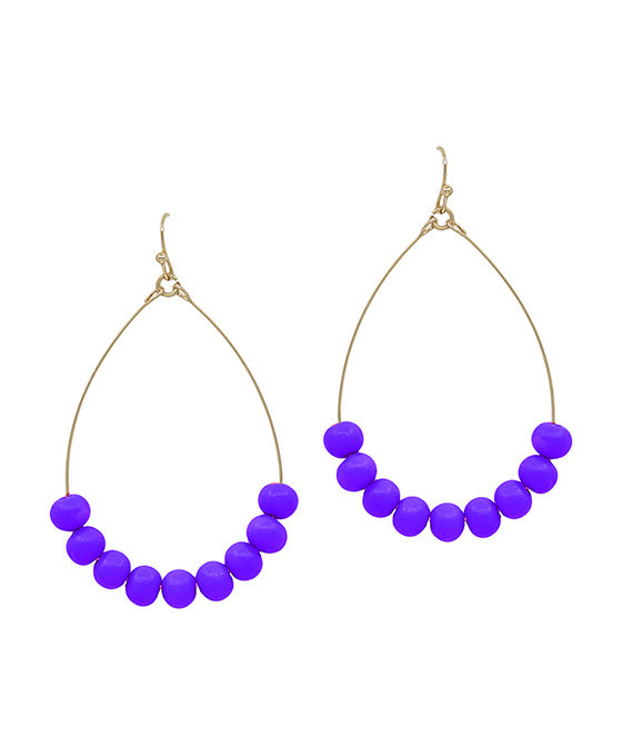 Clay Ball Teardrop Earring