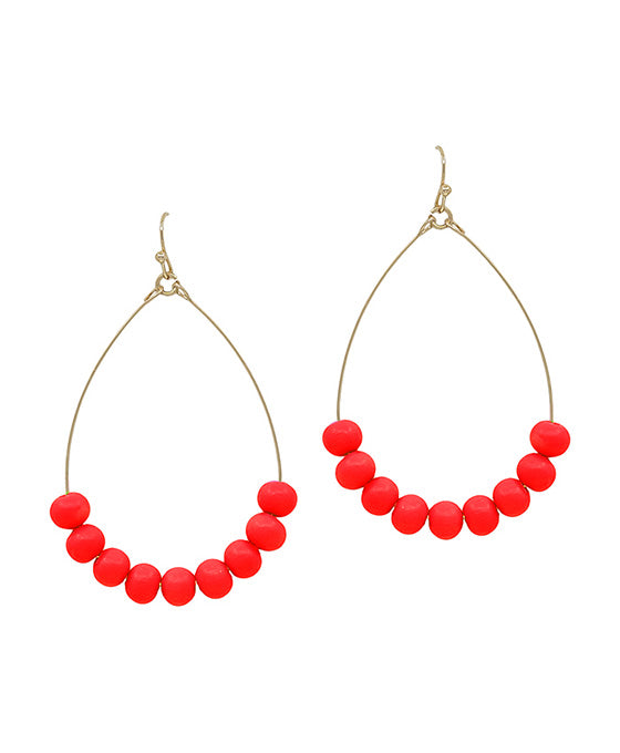 Clay Ball Teardrop Earring