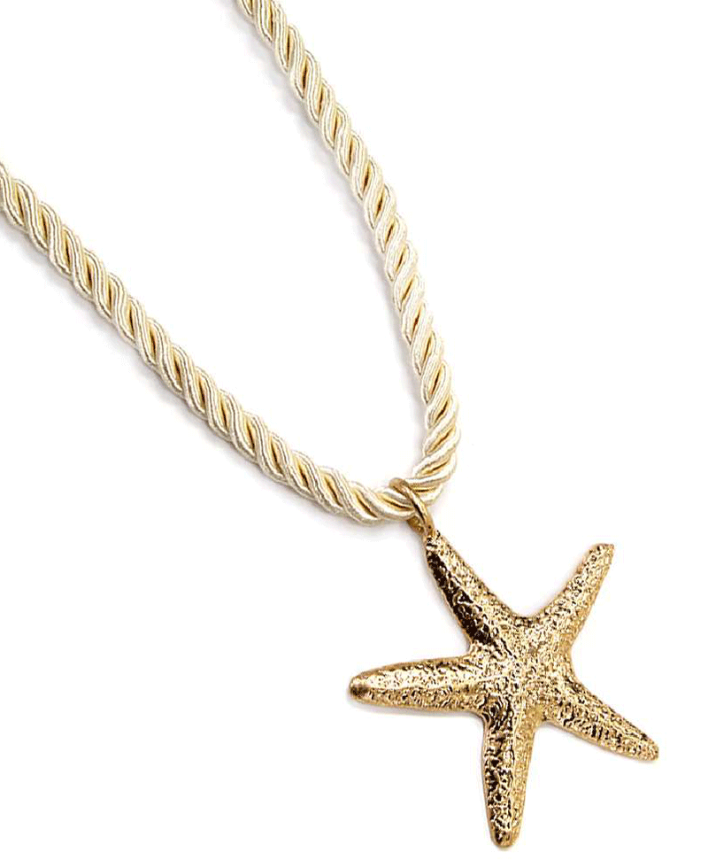 Starfish Cord Short Necklace - 18"