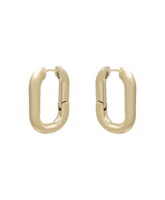 Metal Huggie Earring