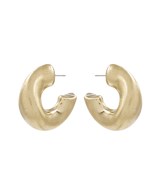 Metal Hoop Earring