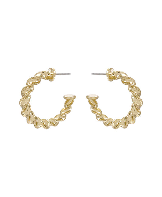 Metal Hoop Earring