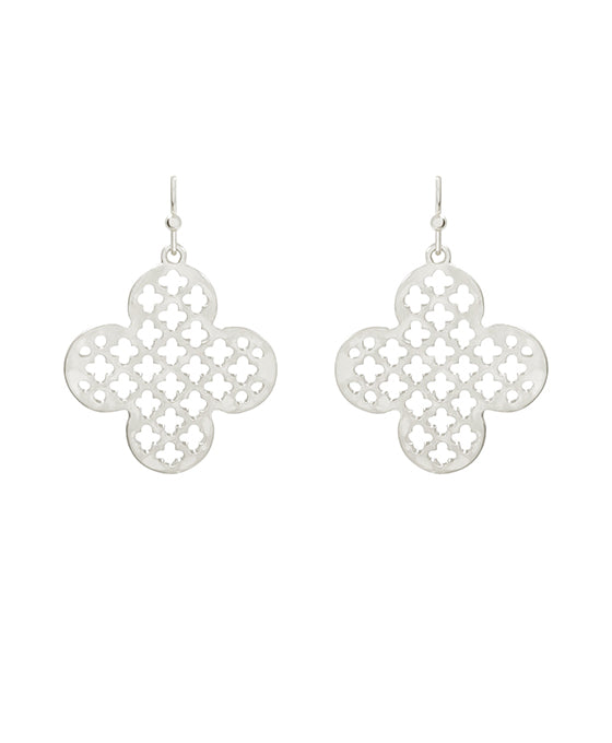 Metal Clover Earring