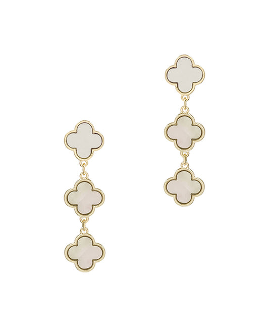 Clover Drop Earring