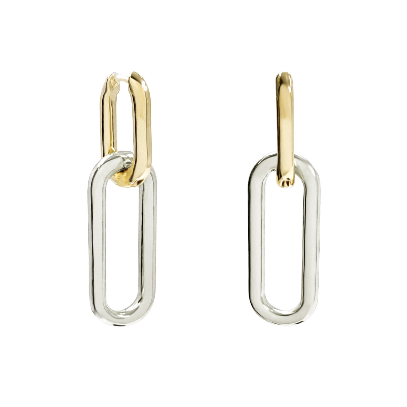 Metal Link Earring