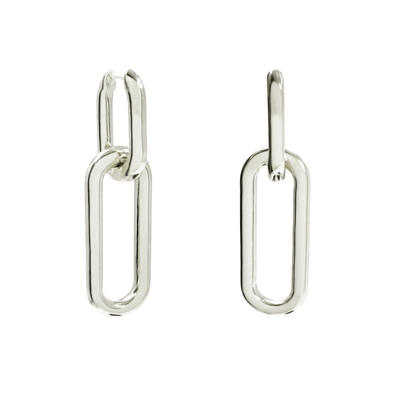 Metal Link Earring