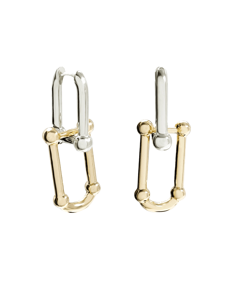 Metal Link Earring