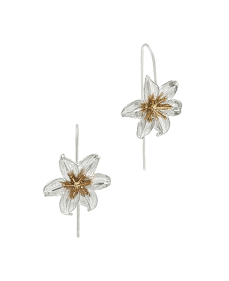 Flower Hook Earring