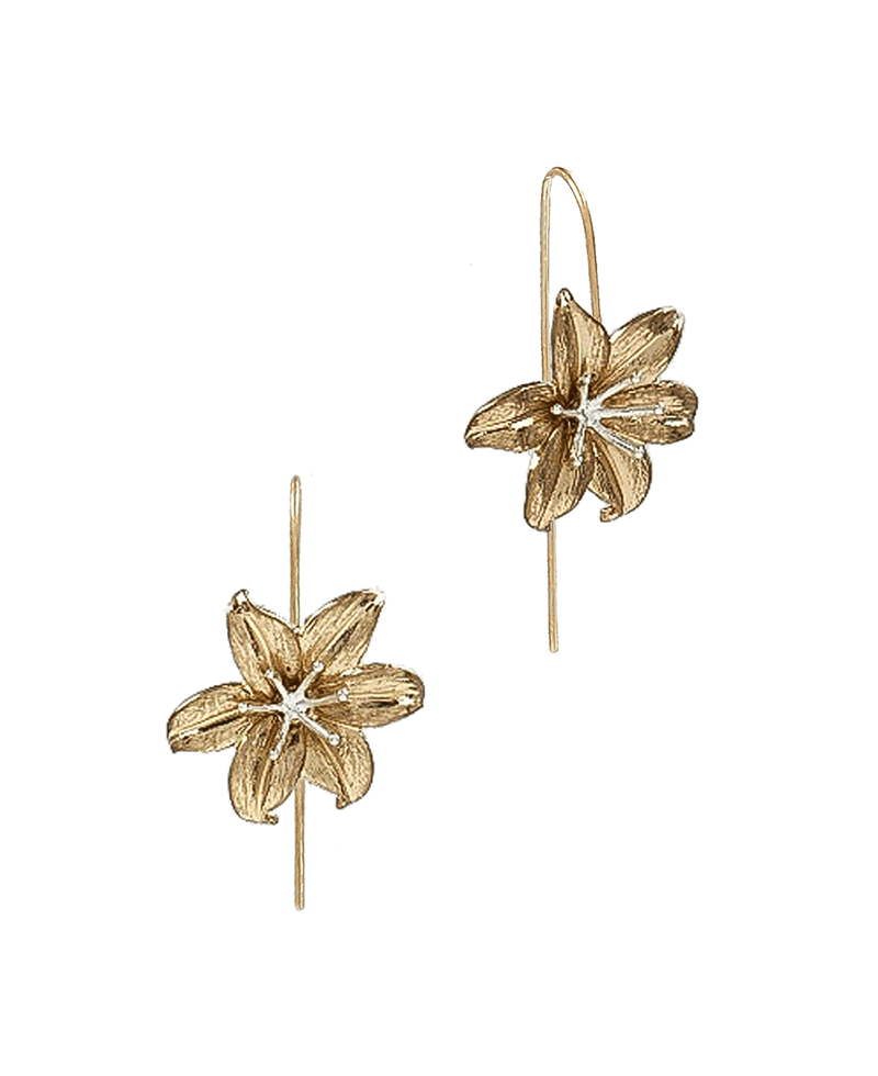 Flower Hook Earring