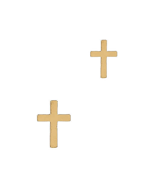 Cross Post Earring