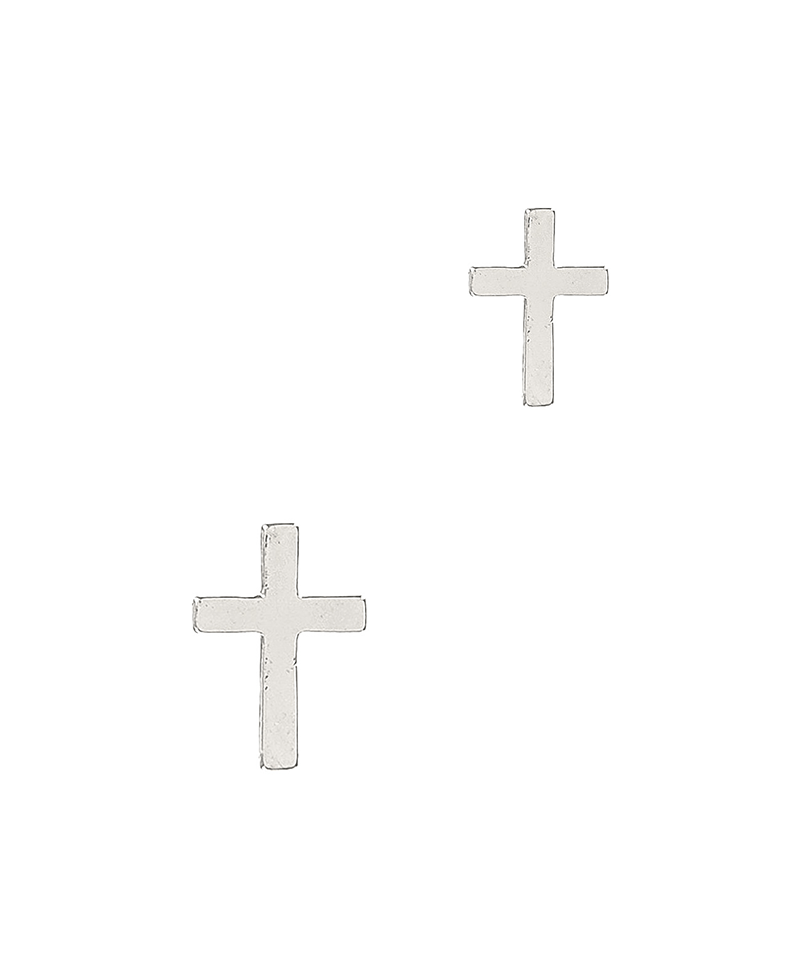 Cross Post Earring