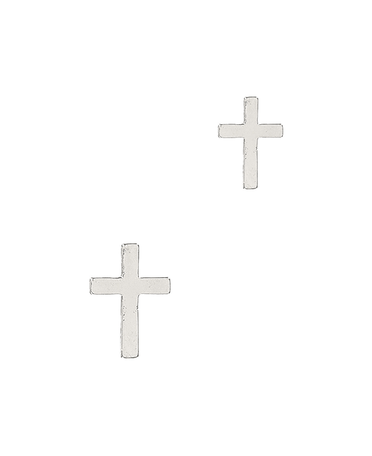 Cross Post Earring