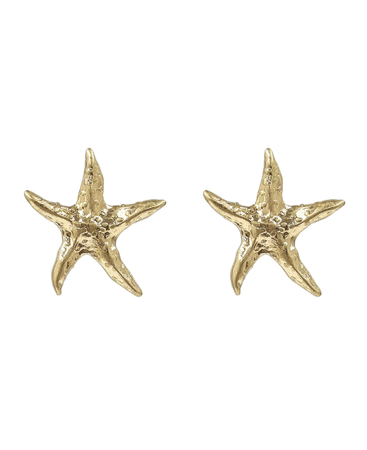 Starfish Metal Post Earring