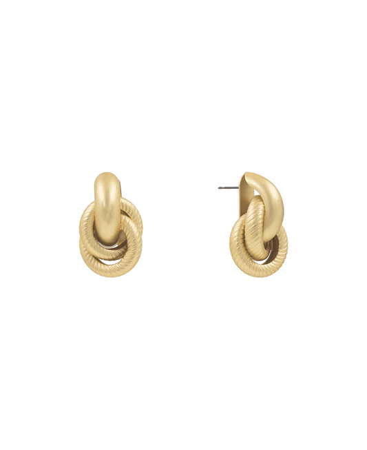 Twisted Knot Post Earring