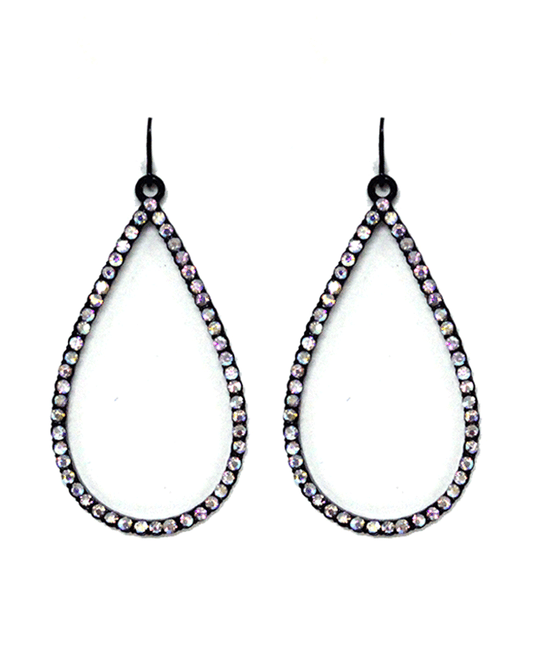 Rhinestone Teardrop Earring