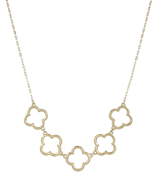 Linked Clover Necklace