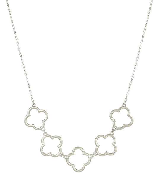 Linked Clover Necklace