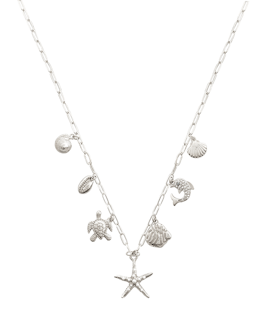 Sea Life Charm Short Necklace