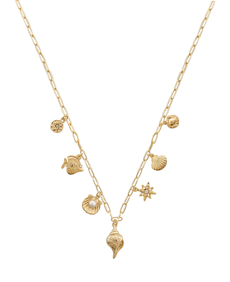 Sea Life Charm Short Necklace