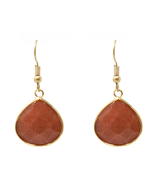 Semi Precious Stone Earring