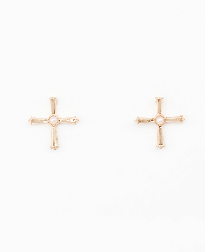 Cross Stud Earring