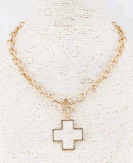 Cross Pendant Chain Necklace