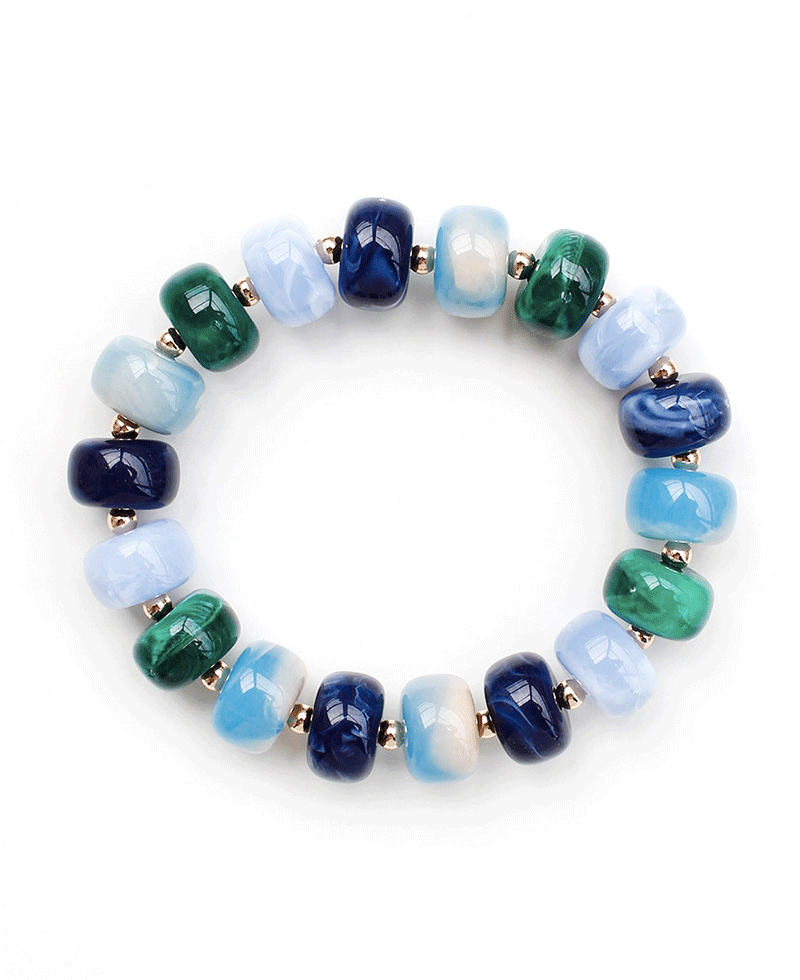 Chunky Bead Stretch Bracelet