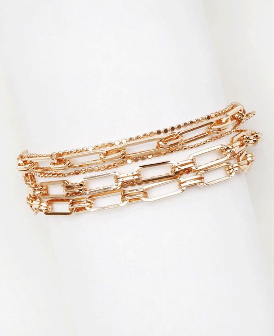 Multi Row Chain Bracelet