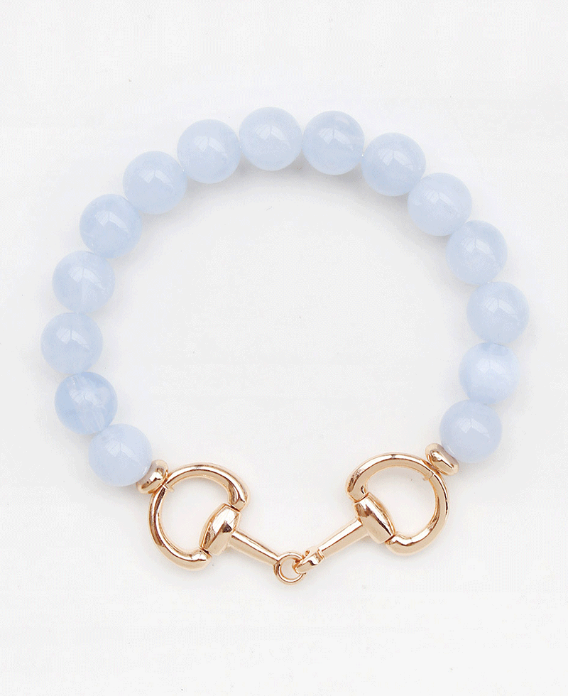 Horsebit Stone Bracelet
