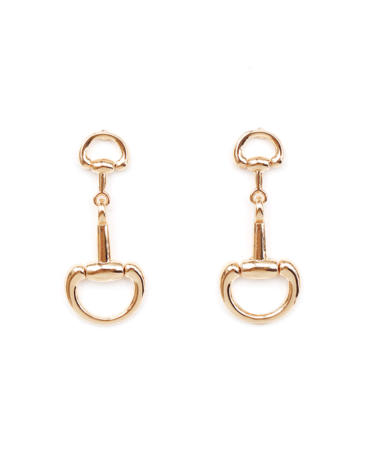 Polished Horsebit Earring