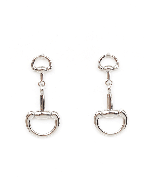 Polished Horsebit Earring