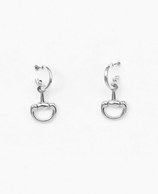 Horsebit Drop Earring