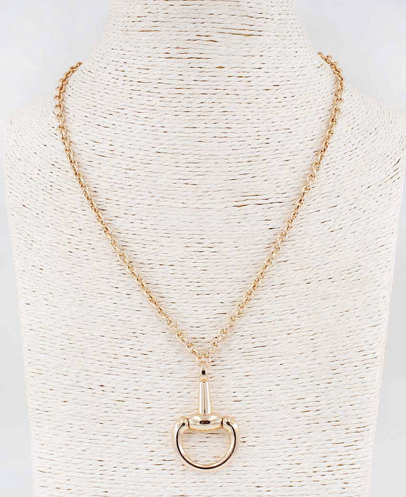 Horsebit Chain Necklace