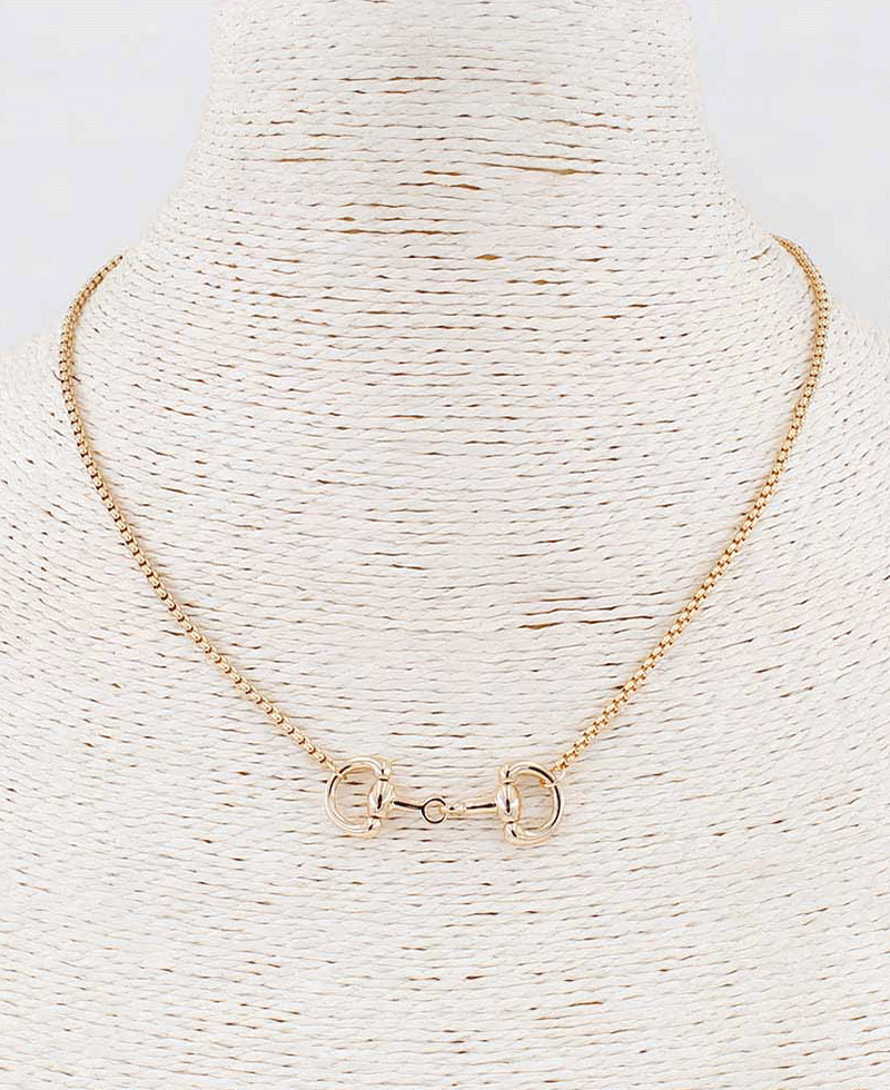 Horsebit Chain Necklace