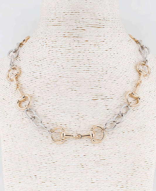 Horsebit Link Necklace