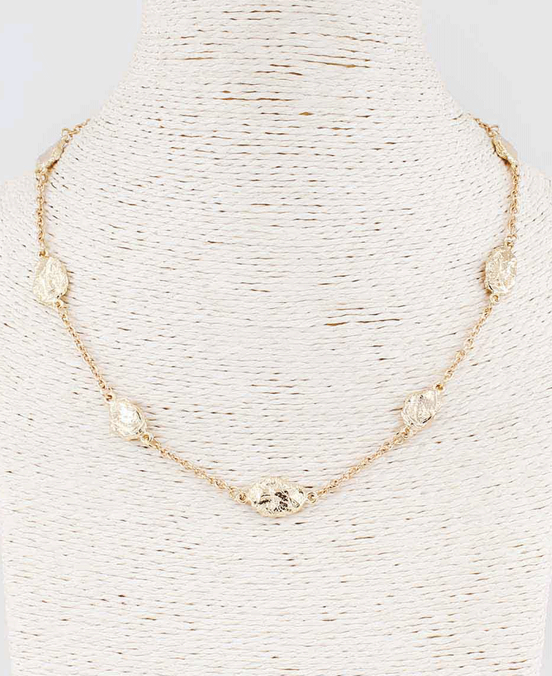 Multi Shape Station Necklace