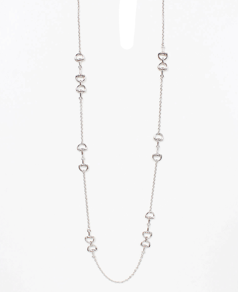 Horsebit Station Chain Necklace