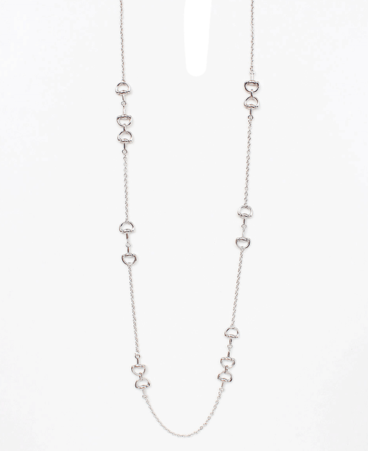 Horsebit Station Chain Necklace
