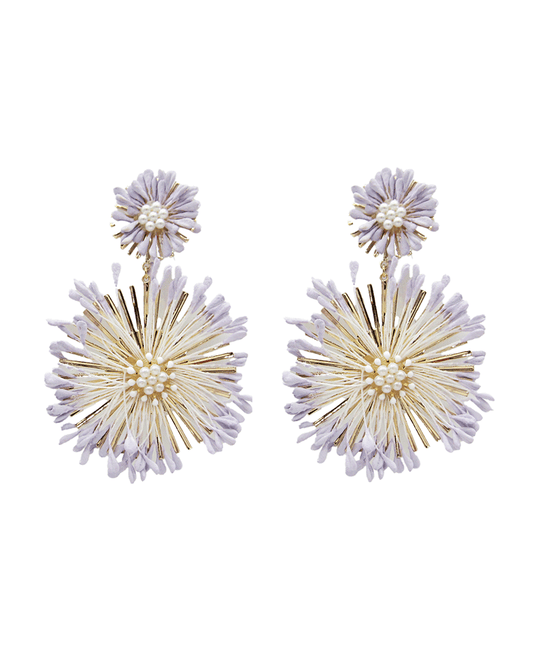 Flower Statement Post Earring